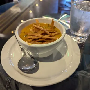 Soup of the day: chicken tortilla soup