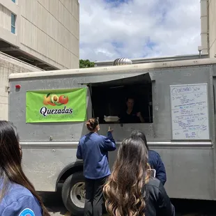 The front of their food truck