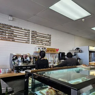 Menu board for drinks