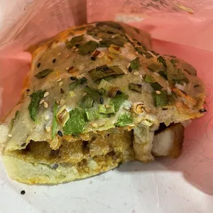 Braised pork jianbing