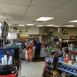 a man in a grocery store