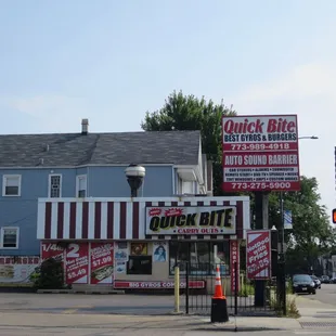 Corner storefront