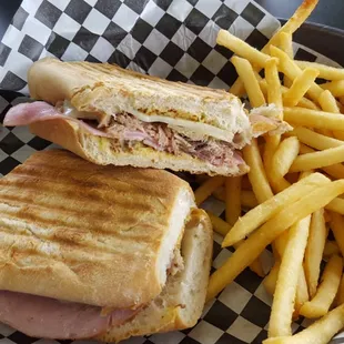 Cuban sandwich &amp; fries