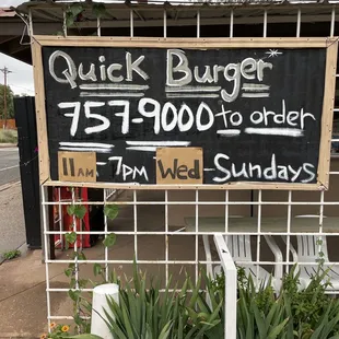 a sign for a fast food restaurant