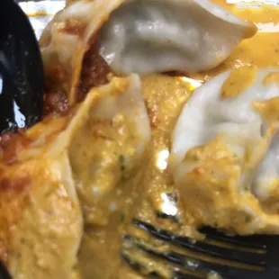 a close up of a plate of food