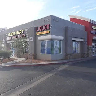 the front of the store