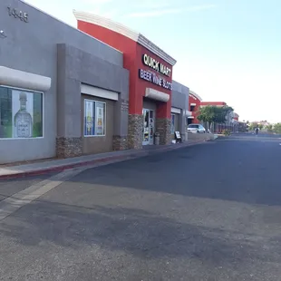 the front of the store