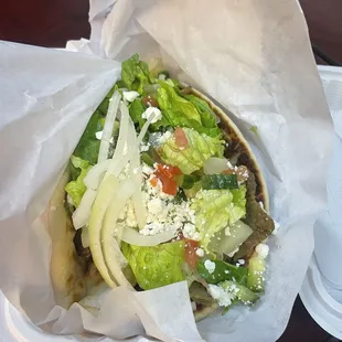 Classic Gyro Sandwich