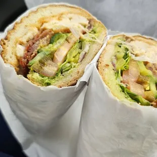 Spicy Mama Sandwich (Bacon and Cucumber added)