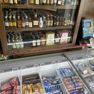 a refrigerated display case