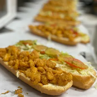 Shrimp Po-Boy, Fully Dressed