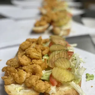 Shrimp Po-Boy, Fully Dressed