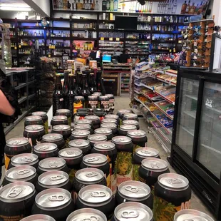 a man in a grocery store