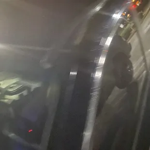 You see it hanging over the window.