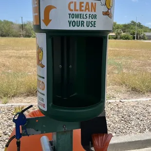 Microfiber Towel Station