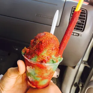 Cucumbernada with chamoy