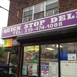 the outside of the store