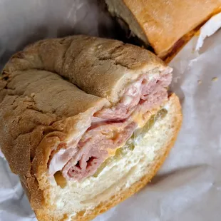 Ham, Cheese, Jalapeno Po Boy