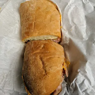 Ham, Cheese, Jalapeno Po Boy