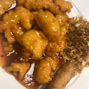 General Tsao's Chicken (can come as white meat!)