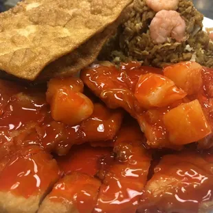 Sweet and Sour Fried Boneless Chicken