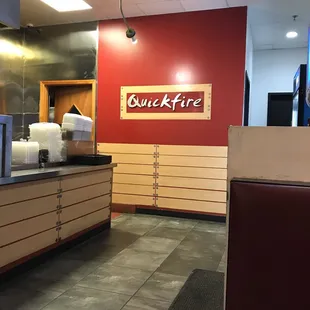 sushi and sashimi, interior