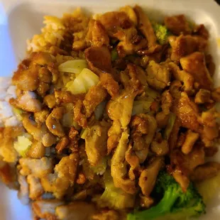 chicken and broccoli