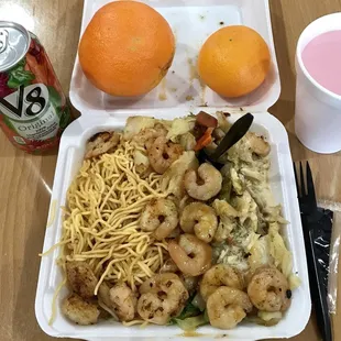 Dec 18, 2017 - Delicious Hibachi Shrimp Lunch