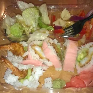 Coconut shrimp roll