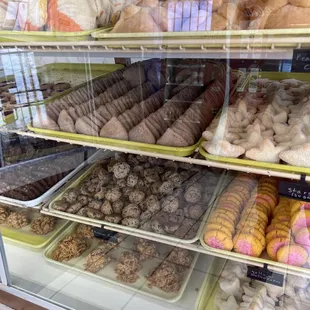 a variety of baked goods
