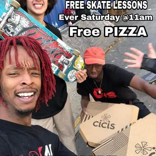 Free Skate Lessons Every Saturday Morning at 11am