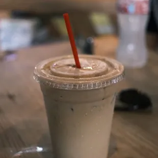 Dirty Iced Chai Latte