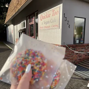 Sprinkled sugar cookies