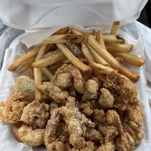 #25. One Forth Conch and Ten Shrimp Platter