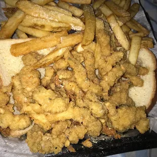 11. 1/2 lb. fried Conch Quickies Dinner