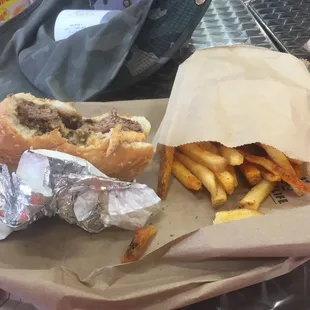 This is Cheese Steak Burger! And let me gladly tell you, damn tasty!