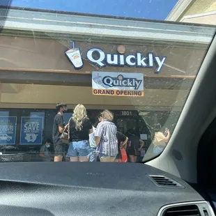 Very busy (only 6 people allowed in at a time)