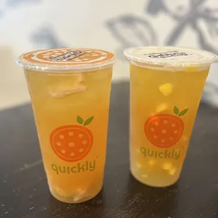 Right - Lychee Green  Left - Manguava