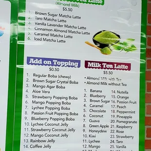 They&apos;ve added a menu of matcha green tea latte