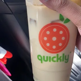 6. Kiwi Milk Tea