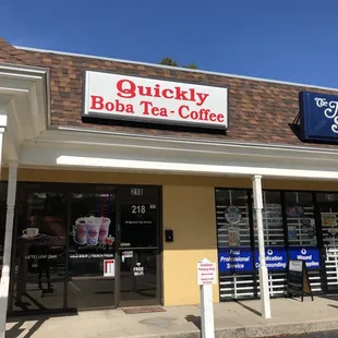 Right across from the hospital