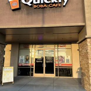 outside