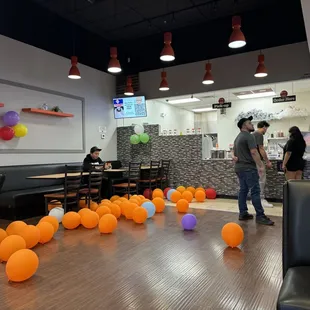 interior, sushi and sashimi