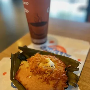 Bibingka (Rice Cake) and Coffee!