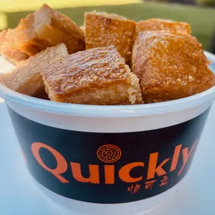 Lechon Kawali Rice Bowl -Only @ Quickly Rocklin