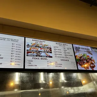 menus and prices