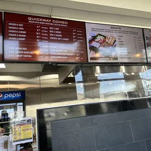 menus and prices