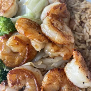 Shrimp Hibachi with Fried Rice