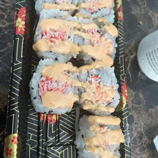 Spicy Crab and Shrimp Roll