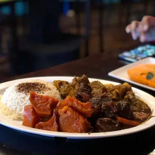 curry goat & oxtail
